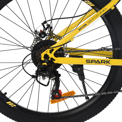 Велосипед SPARK FLIP (колеса – 26", сталева рама – 15") жовтий Велосипед SPARK FLIP (колеса – 26", сталева рама – 15") жовтий