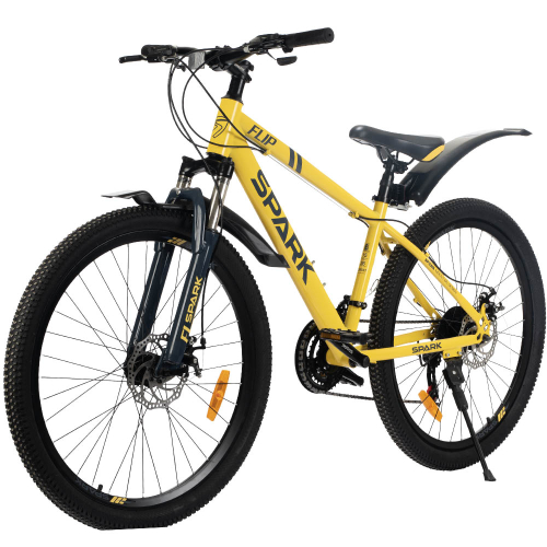 Велосипед SPARK FLIP (колеса – 26", сталева рама – 15") жовтий Велосипед SPARK FLIP (колеса – 26", сталева рама – 15") жовтий