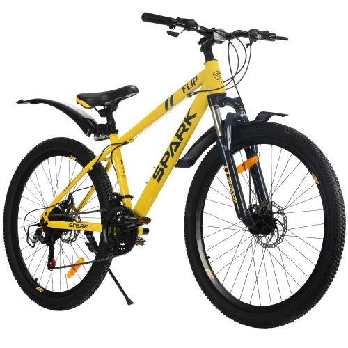 Велосипед SPARK FLIP (колеса – 26", сталева рама – 15") жовтий Велосипед SPARK FLIP (колеса – 26", сталева рама – 15") жовтий