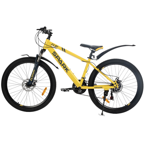 Велосипед SPARK FLIP (колеса – 26", сталева рама – 15") жовтий Велосипед SPARK FLIP (колеса – 26", сталева рама – 15") жовтий