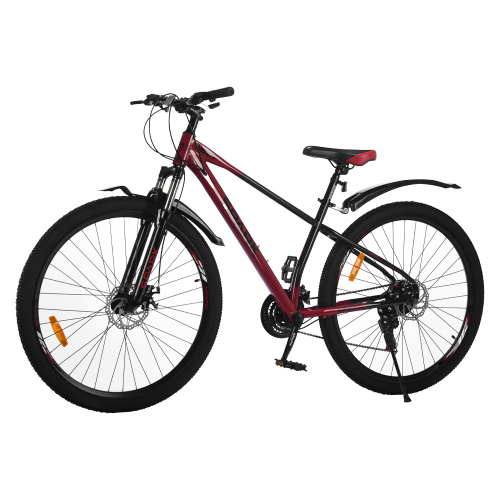 Велосипед SPARK NOVA (колеса – 29", сталева рама – 17") вишневий з чорним