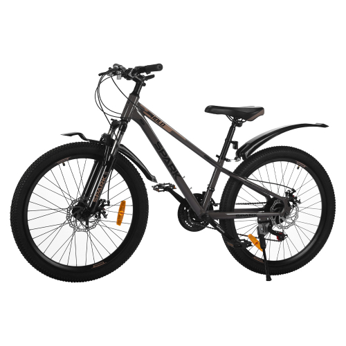 Велосипед SPARK HOLD (колеса - 24", сталева рама - 11") темно-графітовий Велосипед SPARK HOLD (колеса - 24", сталева рама - 11") темно-графітовий