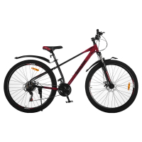 Велосипед SPARK NOVA (колеса – 29", сталева рама – 17") вишневий з чорним