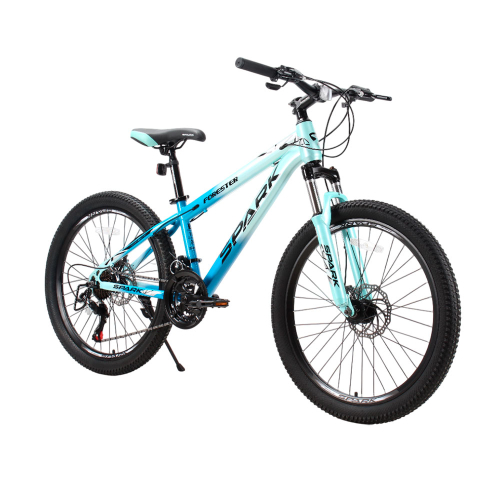 Велосипед SPARK FORESTER JR. (колеса - 24", сталева рама - 13") блакитний з бірюзовим