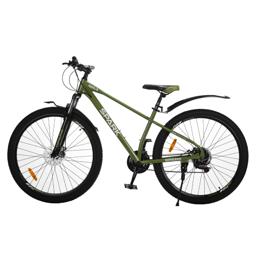 Велосипед SPARK NOVA (колеса – 29", сталева рама – 17") оливковий
