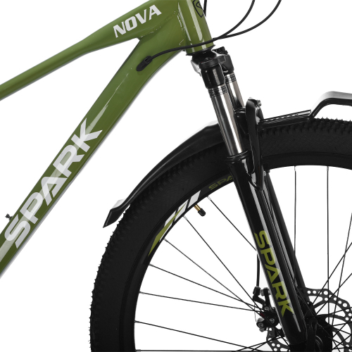 Велосипед SPARK NOVA (колеса – 29", сталева рама – 17") оливковий