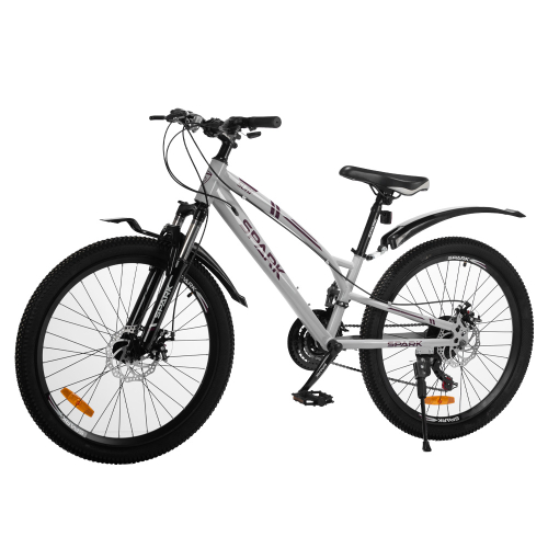 Велосипед SPARK SURF (колеса - 24", сталева рама - 11") сірий Велосипед SPARK SURF (колеса - 24", сталева рама - 11") сірий