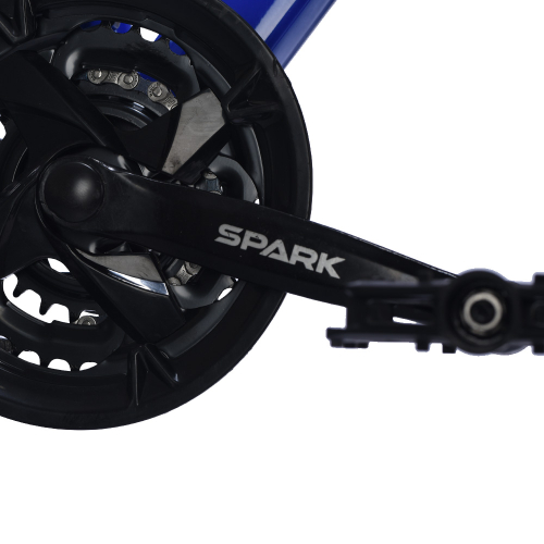 Велосипед SPARK VIBE (колеса – 27,5", сталева рама – 17") чорний з синім Велосипед SPARK VIBE (колеса – 27,5", сталева рама – 17") чорний з синім