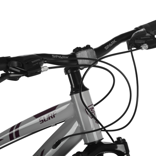 Велосипед SPARK SURF (колеса - 24", сталева рама - 11") сірий Велосипед SPARK SURF (колеса - 24", сталева рама - 11") сірий