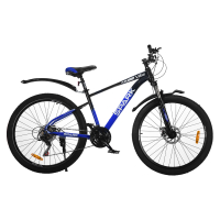 Велосипед SPARK VIBE (колеса – 27,5", сталева рама – 17") чорний з синім
