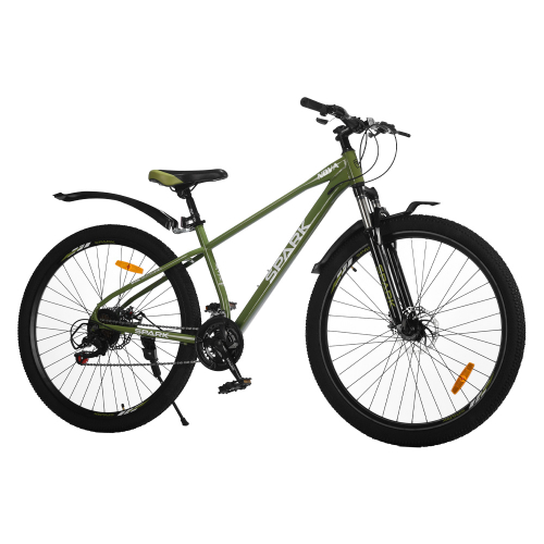 Велосипед SPARK NOVA (колеса – 29", сталева рама – 17") оливковий