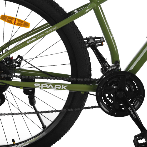 Велосипед SPARK NOVA (колеса – 29", сталева рама – 17") оливковий