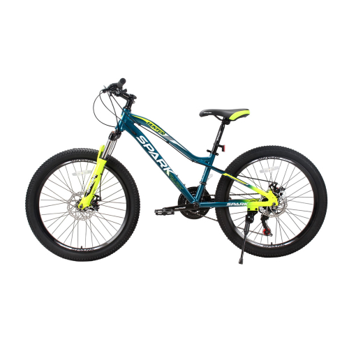 Велосипед SPARK HUNTER JR. (колеса - 24", алюмінієва рама - 12") темно-синій з жовтим