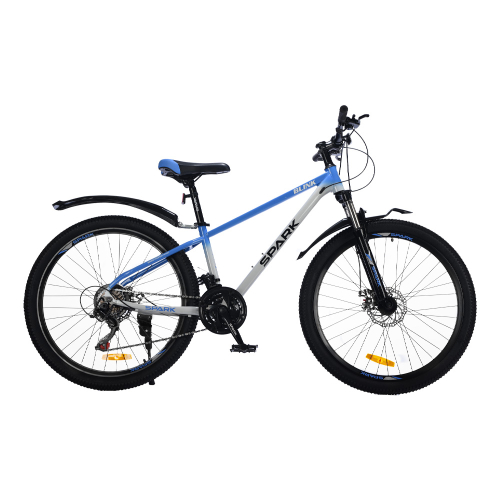 Велосипед SPARK BLINK (колеса - 26", сталева рама - 13") синій із сірим
