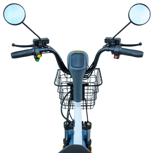 Велосипед з електромотором SPARK VOLT 14" 48V/400W/12Ah Синій з жовтим