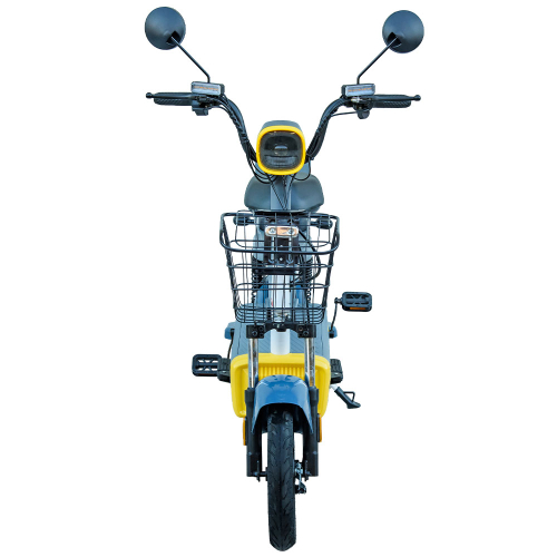 Велосипед з електромотором SPARK VOLT 14" 48V/400W/12Ah Синій з жовтим