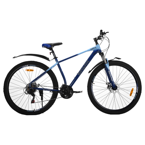 Велосипед SPARK NOVA (колеса – 29", сталева рама – 19") темно-синій з блакитним