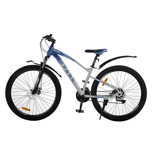 Велосипед SPARK BLITZ (колеса - 27,5", сталева рама - 15") синій із сірим
