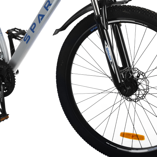 Велосипед SPARK BLITZ (колеса - 27,5", сталева рама - 15") синій із сірим