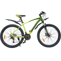 Велосипед SPARK DELIGHT (колеса – 26", алюмінієва рама – 17") (зелений з салатовим)