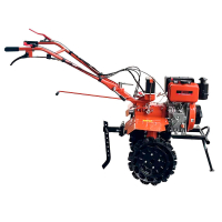 Мотоблок TT-1100AE-ZX (редукторный), колесо 4,00*8 (безвоздушное) (2+1) двигатель 178F (6 л.с.) - дизель, электростартер