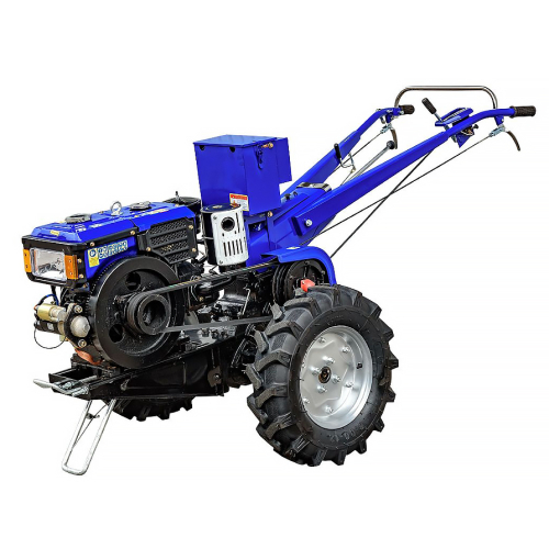 Мотоблок Powercraft МБ 1012ДЕ (12 к.с., дизель, водяне охолодження, електростартер), Без Фрези (Заводська Упаковка)