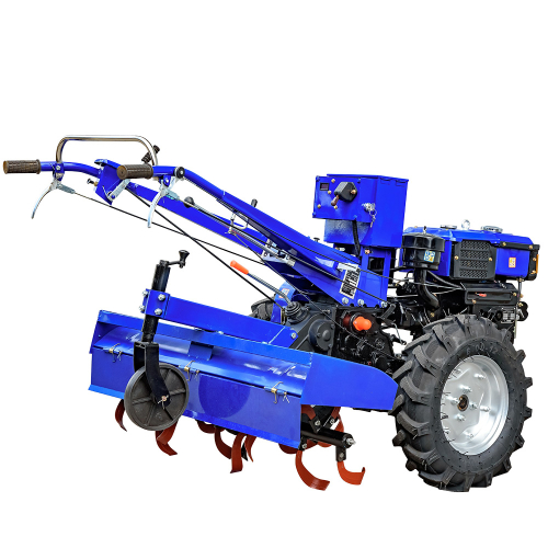 Мотоблок Powercraft МБ 1012ДЕ (12 к.с., дизель, водяне охолодження, електростартер, фреза), (Заводська Упаковка)