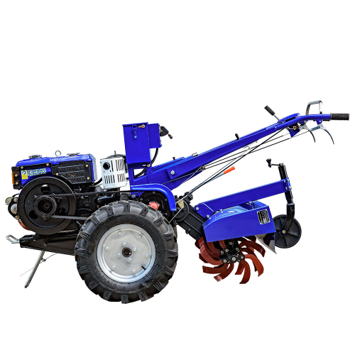 Мотоблок Powercraft МБ 1012ДЕ (12 к.с., дизель, водяне охолодження, електростартер, фреза), (Заводська Упаковка)