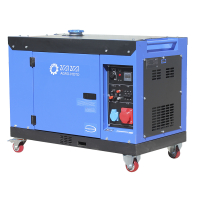 Генератор дизель JM10000TD 6.5/6.8KW (однофазний/трифазний+свічка розжарення) безшумний ТАТА