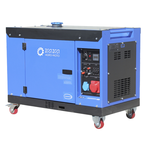 Генератор дизель JM10000TD 6.5/6.8KW (однофазний/трифазний+свічка розжарення) безшумний ТАТА