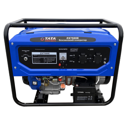 Бензиновий генератор Taтa ZX7500E (6kw) (електростартер)