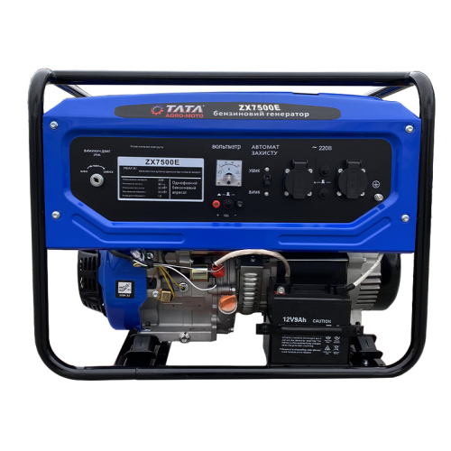 Бензиновий генератор Taтa ZX7500E (6kw) (електростартер)