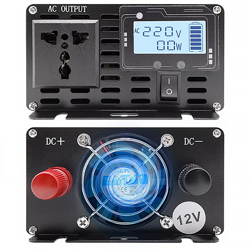 Інвертор HOULI 1500W / 3000W чиста синусоїда перетворювач напруги Інвертор HOULI 1500W / 3000W чиста синусоїда перетворювач напруги
