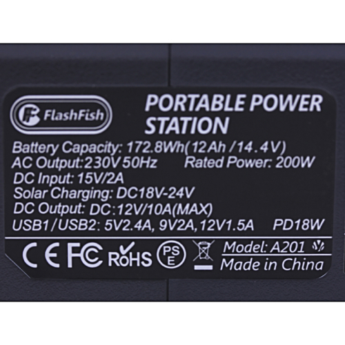 Портативна зарядна станція A201 Flashfish (48000MAH) (200W)