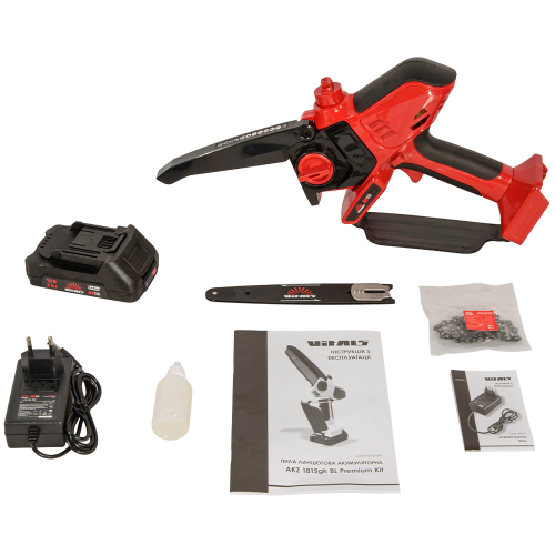 Пила ланцюгова акумуляторна Vitals Master AKZ 1815gk BL Premium Kit Пила ланцюгова акумуляторна Vitals Master AKZ 1815gk BL Premium Kit
