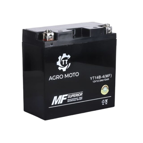 Аккумулятор YT14B-4(MF) 12.5АH 150*70*145 мм - OUTDO