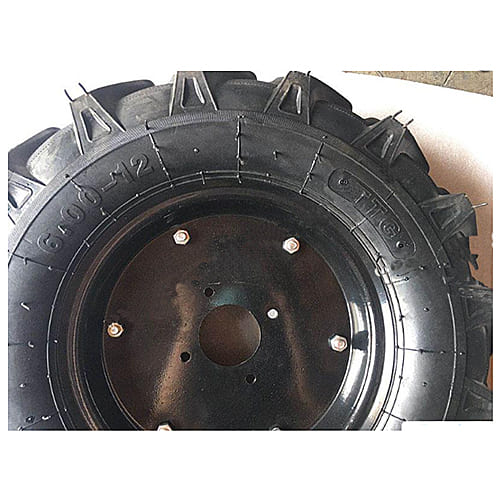 Колесо в зборі 6 * 12 (під 4 болта) (12,4 кг) TTG